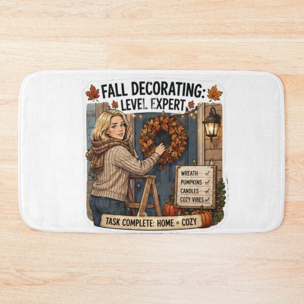 Item preview, Fall Decorating Level Expert Mom Design | Elite Mom Club Cozy Autumn Porch designed and sold by DailyStruggleCo.