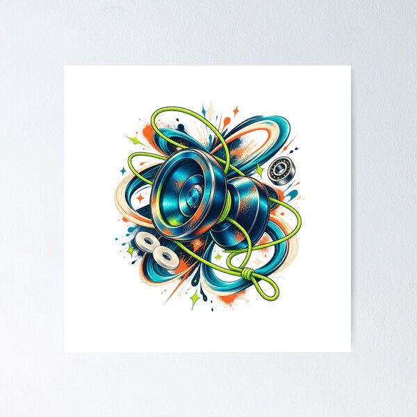 Item preview, Modern Yo-Yo String Geometry designed and sold by UrbanCanvvas.