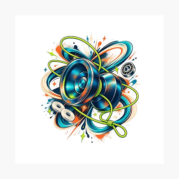 Item preview, Modern Yo-Yo String Geometry designed and sold by UrbanCanvvas.