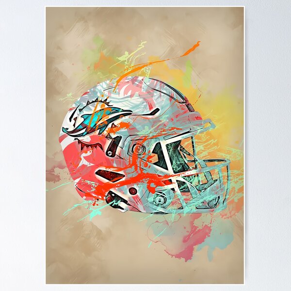 Item preview, Miami Dolphins Helmet designed and sold by chastitysblai.