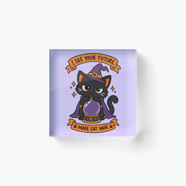 Item preview, Funny Fortune Teller Cat designed and sold by MewMade.