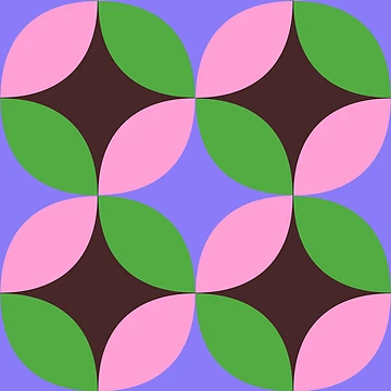 Artwork thumbnail, Pastel Geometric Pattern by RACDesignStudio