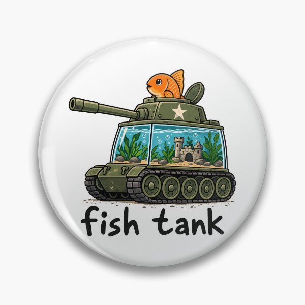 Item preview, Fish Tank Funny Gold Fish In A Tank designed and sold by gordonbwyashop.