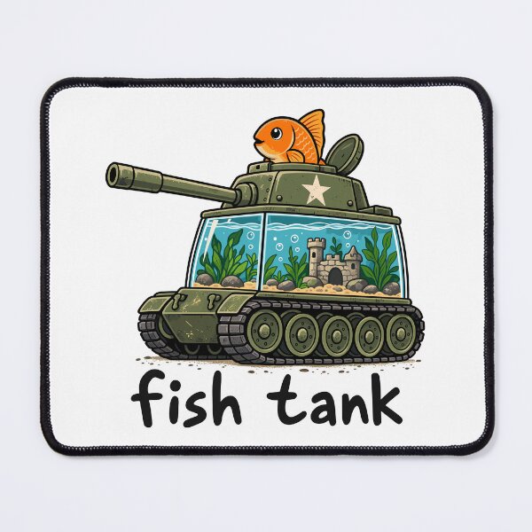Item preview, Fish Tank Funny Gold Fish In A Tank designed and sold by gordonbwyashop.