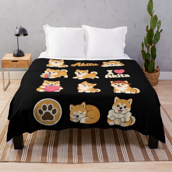 Item preview, Cute Akita stickers and apparel design designed and sold by rafaeltto.