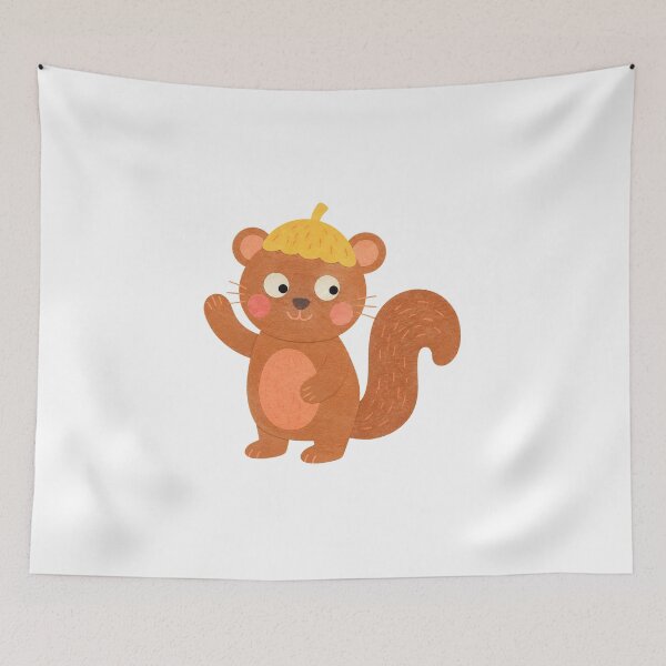 Item preview, Squirrel in an Acorn Cap designed and sold by The-Art-of-D.