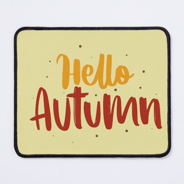 Item preview, Hello Autumn Typography Fall Quote designed and sold by SolutionsArt.