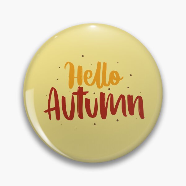 Item preview, Hello Autumn Typography Fall Quote designed and sold by SolutionsArt.