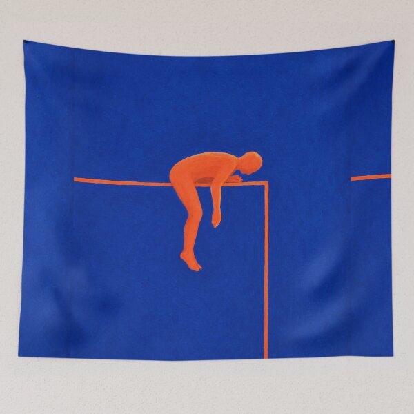 Item preview, Turning Back – Modern Abstract Figure Art  designed and sold by Moodzu.