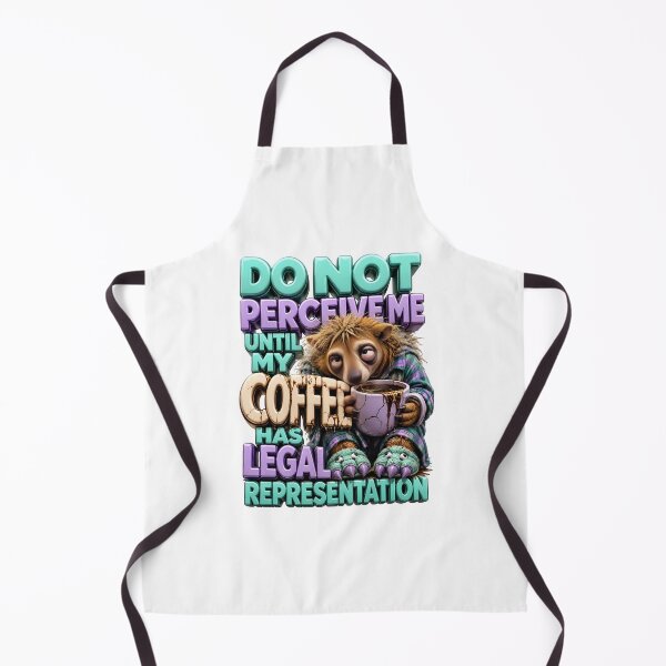 Artikelvorschau, Nimm mich nicht wahr, bis mein Kaffee einen Rechtsbeistand hat, Stinktier entworfen und verkauft von Sovereign Supply Co..