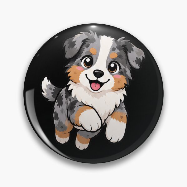 Item preview, Cute Australian Shepherd stickers and apparel design designed and sold by rafaeltto.