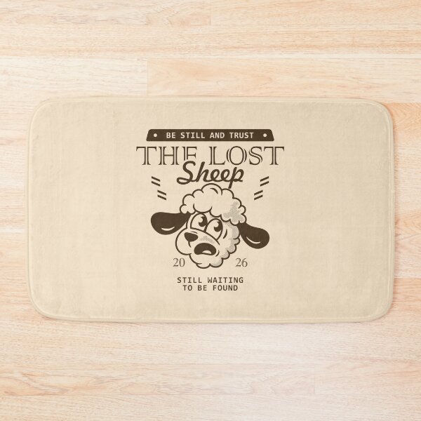 Item preview, Be Still and Trust - The Lost Sheep Vintage Cartoon designed and sold by adipra.