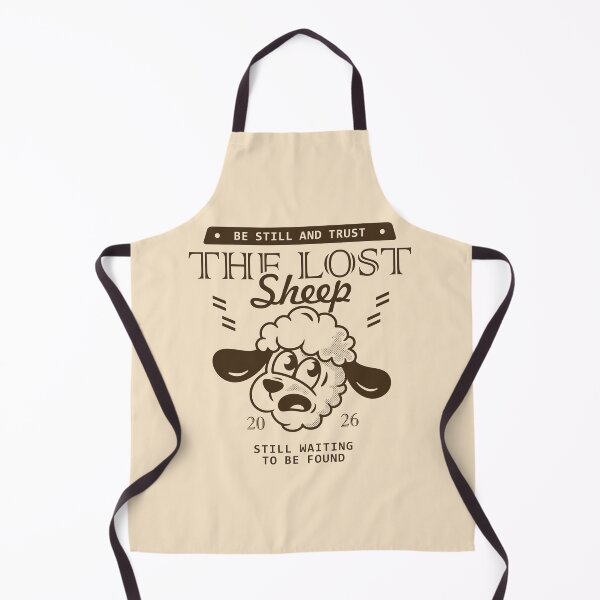 Item preview, Be Still and Trust - The Lost Sheep Vintage Cartoon designed and sold by adipra.