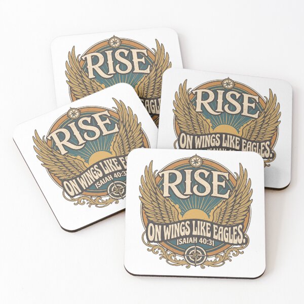 Item preview, Rise On Wings Like Eagles Isaiah 40:31 designed and sold by mizuNgrace.