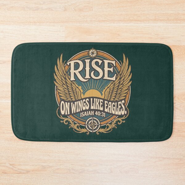 Item preview, Rise On Wings Like Eagles Isaiah 40:31 designed and sold by mizuNgrace.