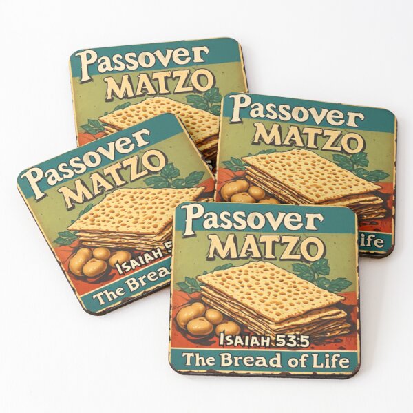 Item preview, Passover Matzo The Bread of Life - Isaiah 53 designed and sold by scripturehood.
