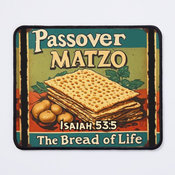Item preview, Passover Matzo The Bread of Life - Isaiah 53 designed and sold by scripturehood.