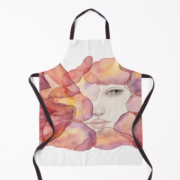 Item preview, Behind the Bloom, Surreal Floral Woman Portrait designed and sold by ArithraStudio.