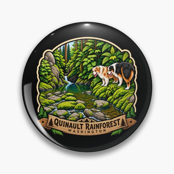 Item preview, Quinault rainforest river designed and sold by Adorable Badass.