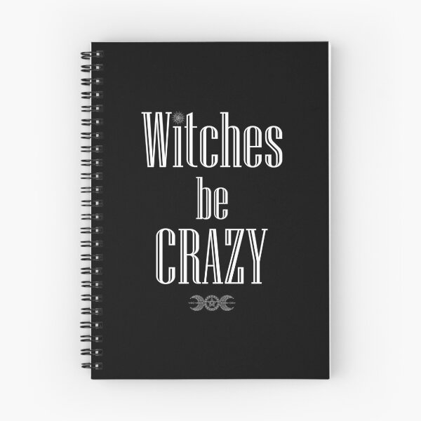 Item preview, Witches Be Crazy Triple Moon Pentagram funny halloween Quote designed and sold by Kromia.