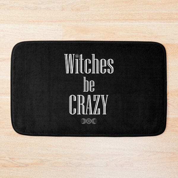 Item preview, Witches Be Crazy Triple Moon Pentagram funny halloween Quote designed and sold by Kromia.