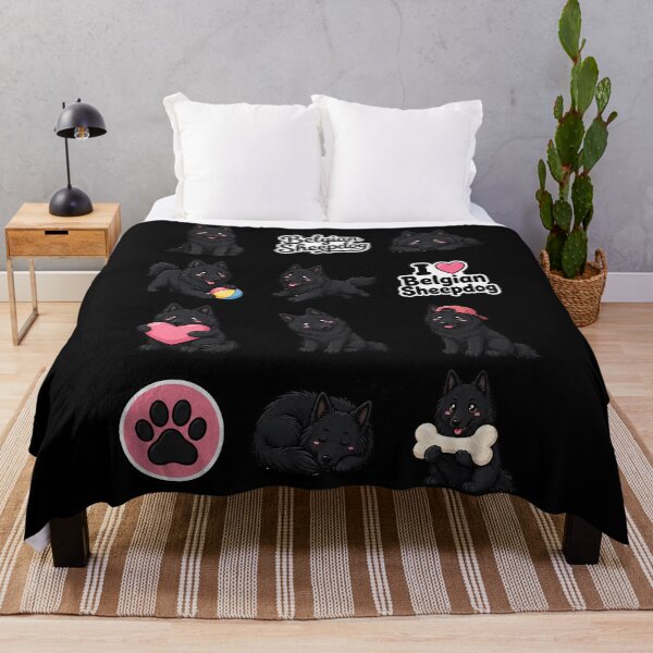 Item preview, Cute Belgian Sheepdog stickers and apparel design designed and sold by rafaeltto.