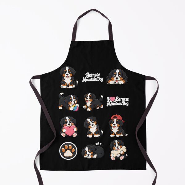 Item preview, Cute Bernese Mountain Dog stickers and apparel design designed and sold by rafaeltto.
