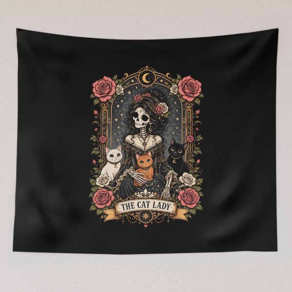 Item preview, The Cat Lady Gothic Tarot designed and sold by EBON DIVINITY.