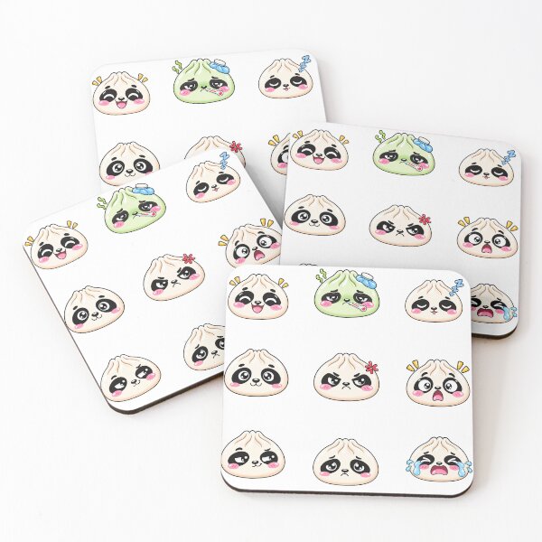 Item preview, Panda dumpling sticker pack designed and sold by BigfeetLittlepaws.