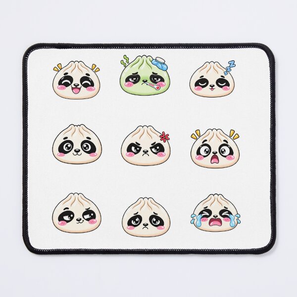 Item preview, Panda dumpling sticker pack designed and sold by BigfeetLittlepaws.