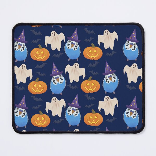 Item preview, Pattern of Blue Budgie and Halloween Decor designed and sold by FandomizedRose.