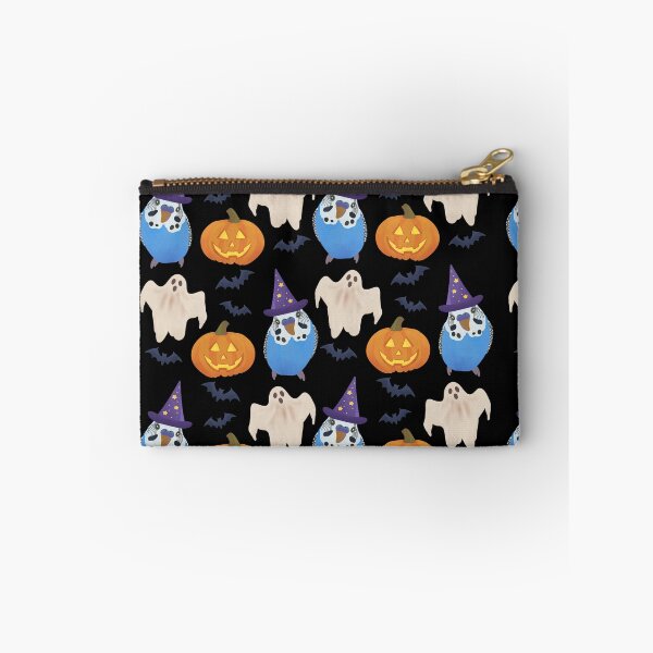 Item preview, Pattern of Blue Budgie and Halloween Decor designed and sold by FandomizedRose.