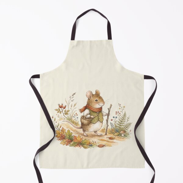 Item preview, Vintage Watercolor Field Mouse Walking in Autumn - Classic Storybook Art designed and sold by Pasteltone.