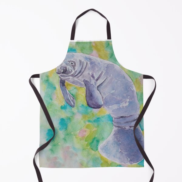Item preview, Watercolor Manatee designed and sold by Staddie Art & Design.