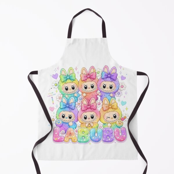 Item preview, Cute Rainbow Pastel Labubu Characters Squad Art designed and sold by AesthinkArt.