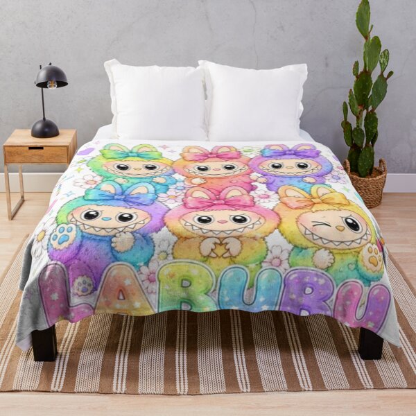 Item preview, Cute Rainbow Pastel Labubu Characters Squad Art designed and sold by AesthinkArt.