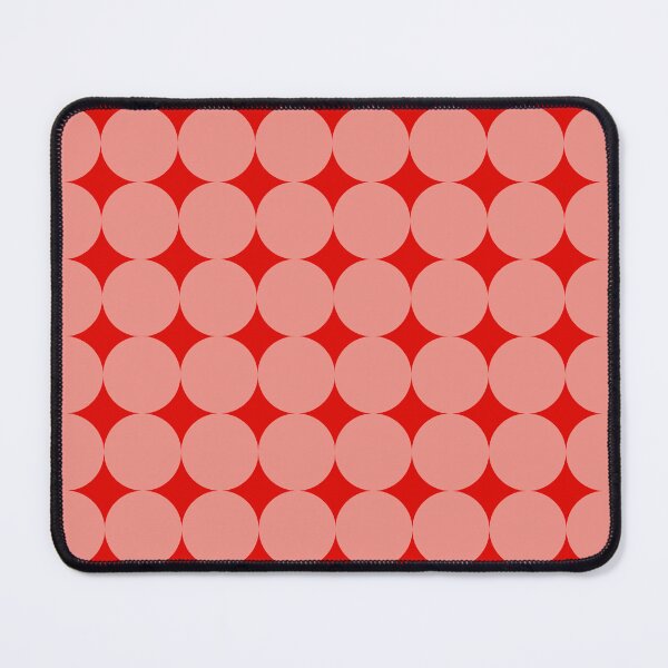 Item preview, Vintage Atomic Circles – Minimalist 60s Geometric Circle Pattern | Red designed and sold by Frohyou.