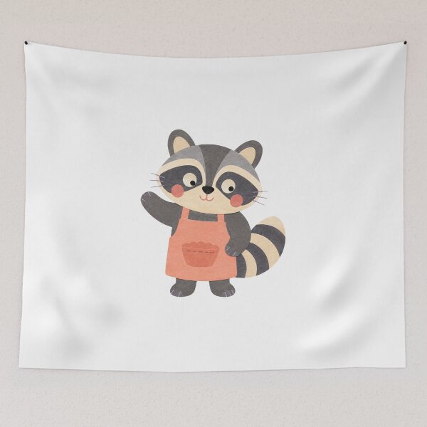 Item preview, Raccoon in a Pie Apron designed and sold by The-Art-of-D.