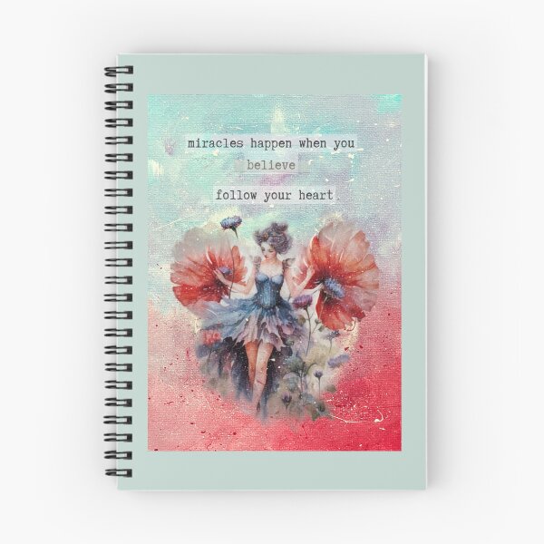Item preview, Poppy Fairy Inspirational miracle quote designed and sold by Saraswati108.