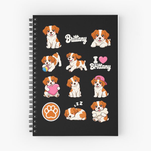 Item preview, Cute Brittany Dog stickers and apparel design designed and sold by rafaeltto.