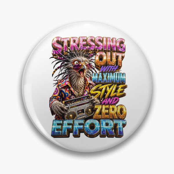 Item preview, Stressing Out With Maximum Style And Zero Effort Ostrich designed and sold by Sovereign Supply Co..
