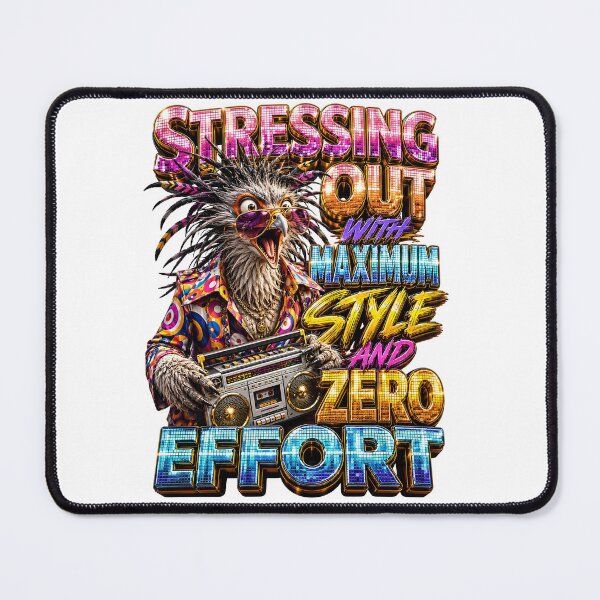 Item preview, Stressing Out With Maximum Style And Zero Effort Ostrich designed and sold by Sovereign Supply Co..
