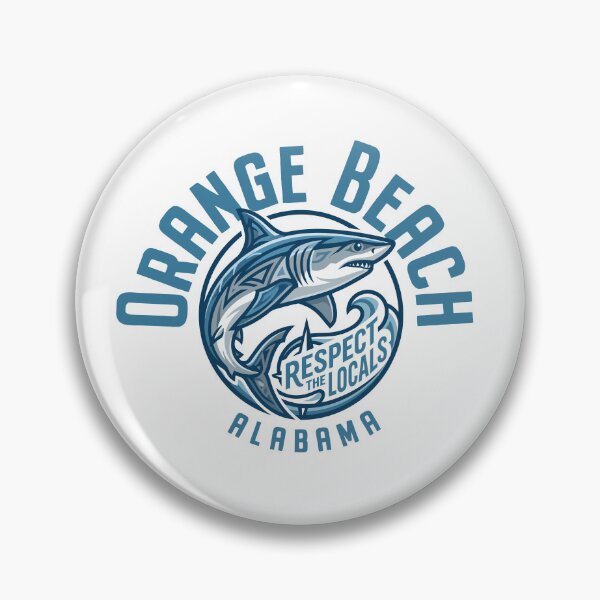Item preview, Orange Beach Alabama Shark Design designed and sold by Futurebeachbum.