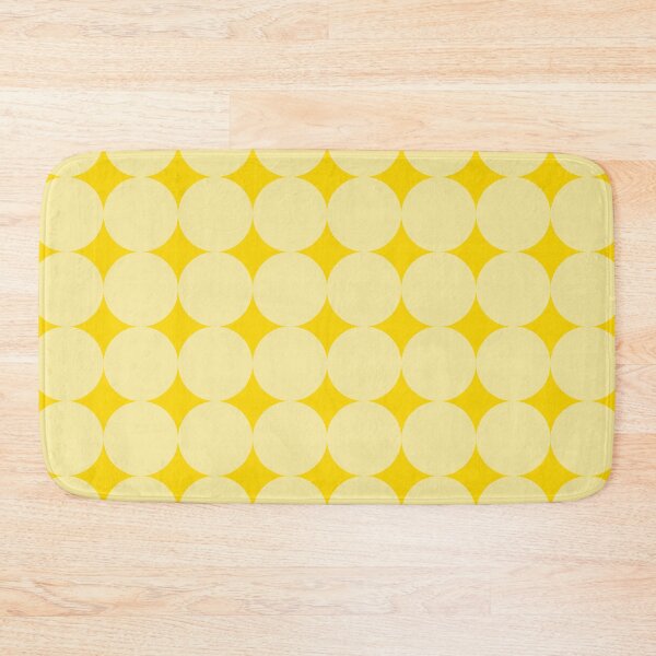 Item preview, Vintage Atomic Circles – Minimalist 60s Geometric Circle Pattern | Yellow designed and sold by Frohyou.