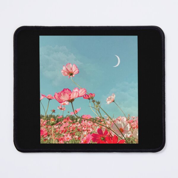 Item preview, Pink Flowers Moon Field designed and sold by terrencev.