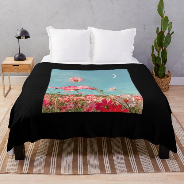 Item preview, Pink Flowers Moon Field designed and sold by terrencev.