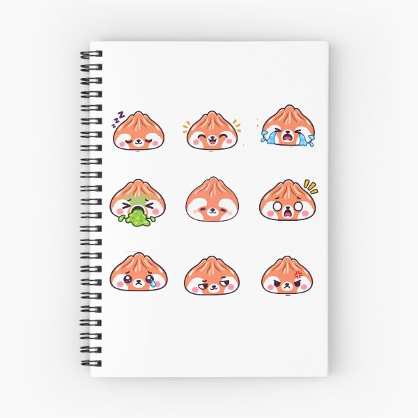 Item preview, Red Panda dumpling sticker pack designed and sold by BigfeetLittlepaws.