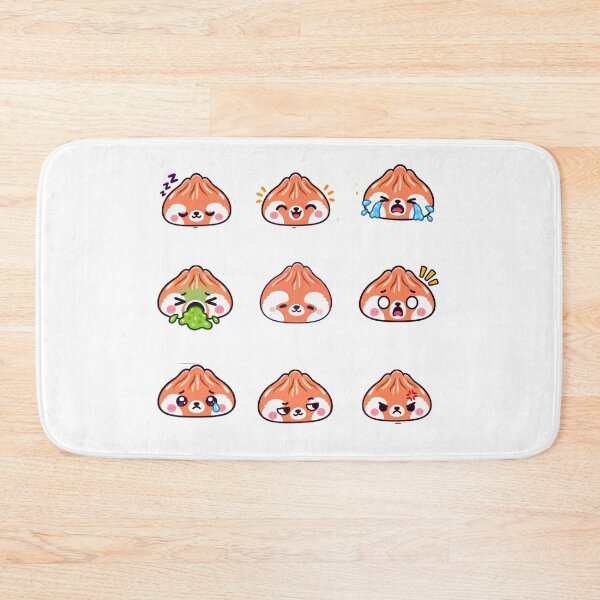 Item preview, Red Panda dumpling sticker pack designed and sold by BigfeetLittlepaws.