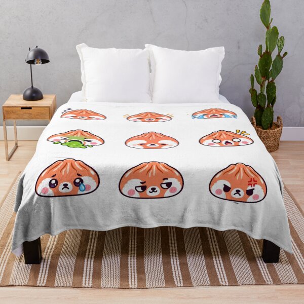 Item preview, Red Panda dumpling sticker pack designed and sold by BigfeetLittlepaws.