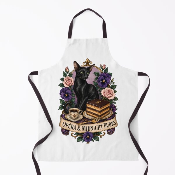 Item preview, Opera Midnight Purrs Black Cat Cake designed and sold by Old's Cool Cat Studio.